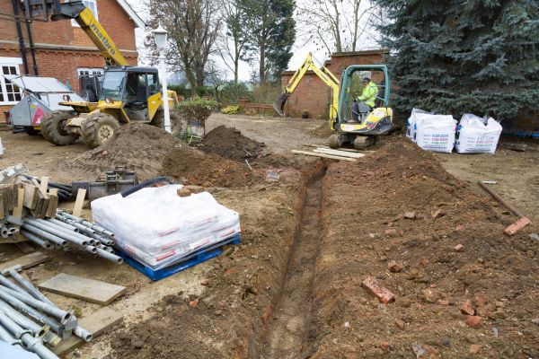 Drainage Ditch Digging in Elk River