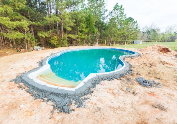 Pool Landscape Leveling in Elk River