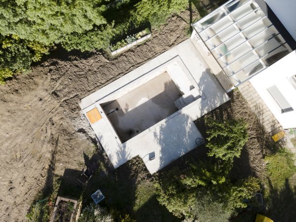Pool Area Grading in Elk River