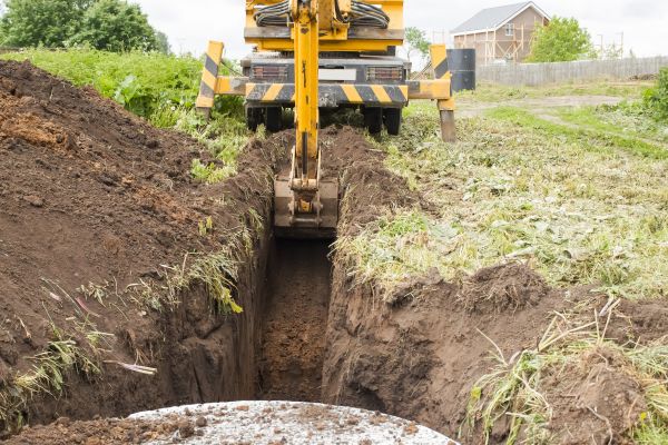Drainage Trench Installation in Elk River
