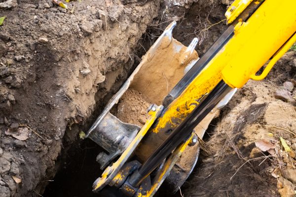 Downspout Trenching in Elk River